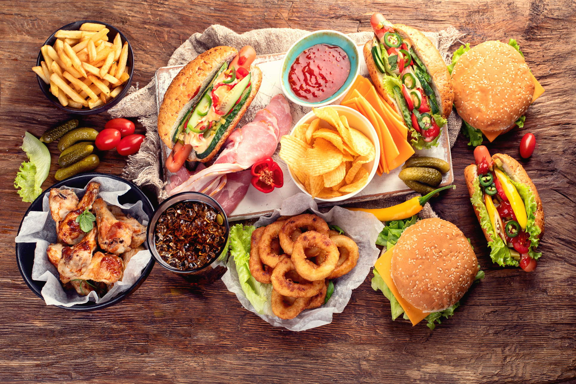 American food.